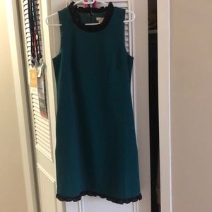 J. CREW forest green dress